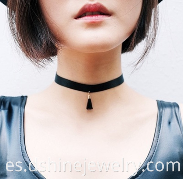 velvet choker, choker necklace, assel choker 